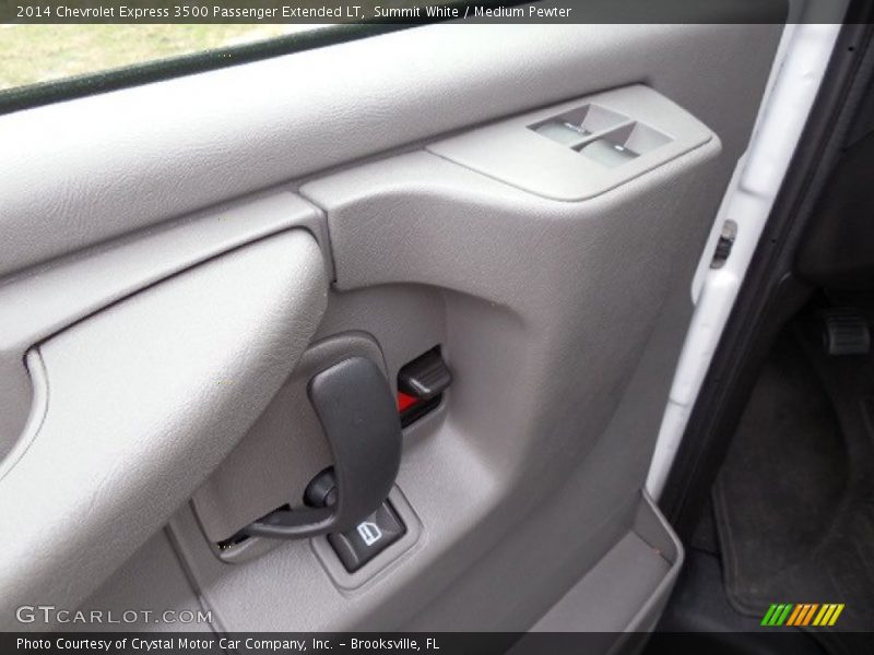 Summit White / Medium Pewter 2014 Chevrolet Express 3500 Passenger Extended LT