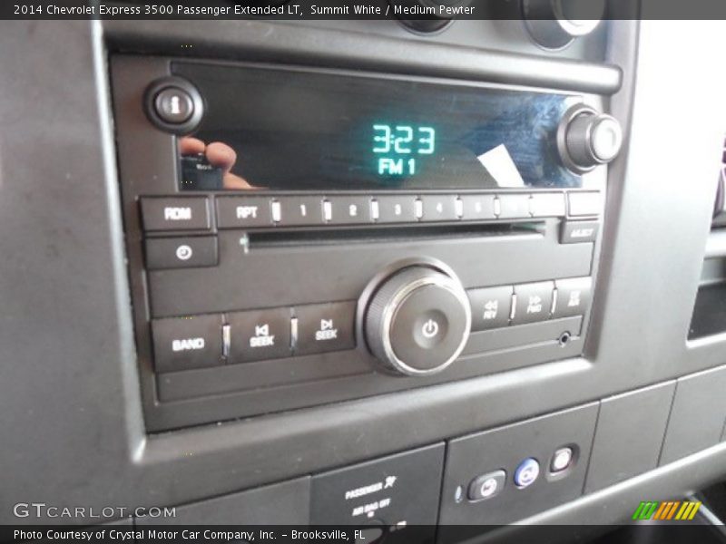 Summit White / Medium Pewter 2014 Chevrolet Express 3500 Passenger Extended LT