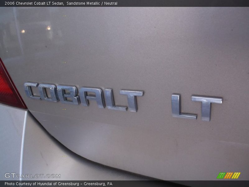 Sandstone Metallic / Neutral 2006 Chevrolet Cobalt LT Sedan