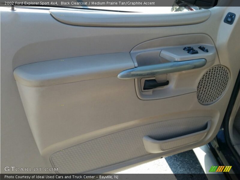 Black Clearcoat / Medium Prairie Tan/Graphite Accent 2002 Ford Explorer Sport 4x4