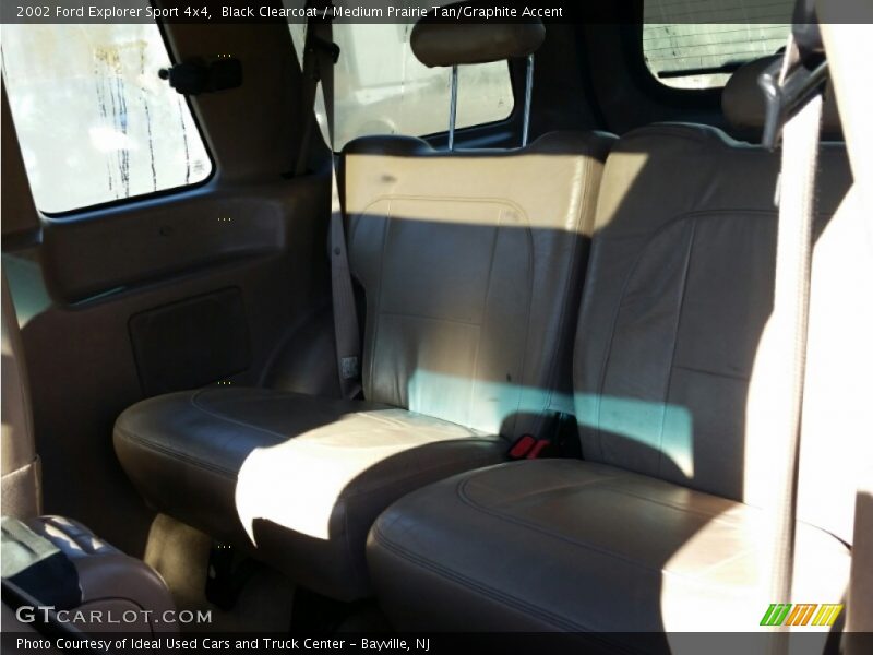 Black Clearcoat / Medium Prairie Tan/Graphite Accent 2002 Ford Explorer Sport 4x4