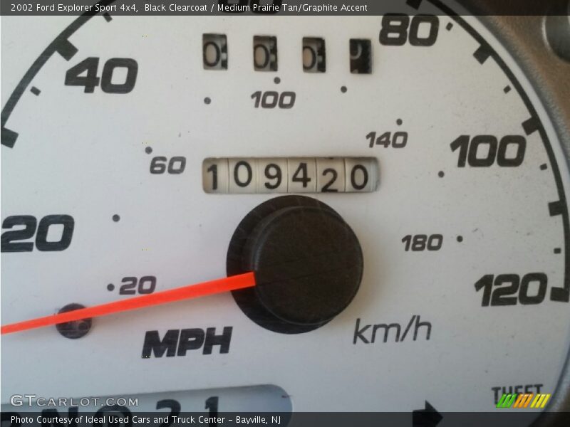 Black Clearcoat / Medium Prairie Tan/Graphite Accent 2002 Ford Explorer Sport 4x4