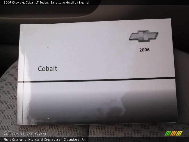 Sandstone Metallic / Neutral 2006 Chevrolet Cobalt LT Sedan