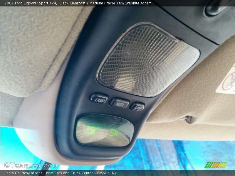 Black Clearcoat / Medium Prairie Tan/Graphite Accent 2002 Ford Explorer Sport 4x4