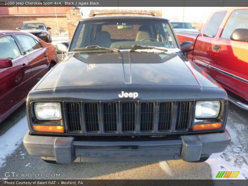 Black / Agate Black 2000 Jeep Cherokee Sport 4x4