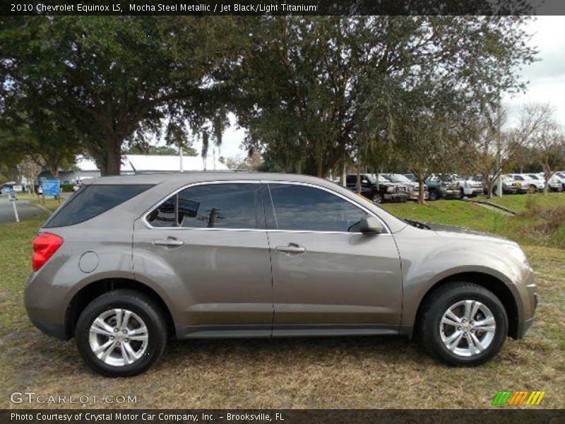 Mocha Steel Metallic / Jet Black/Light Titanium 2010 Chevrolet Equinox LS