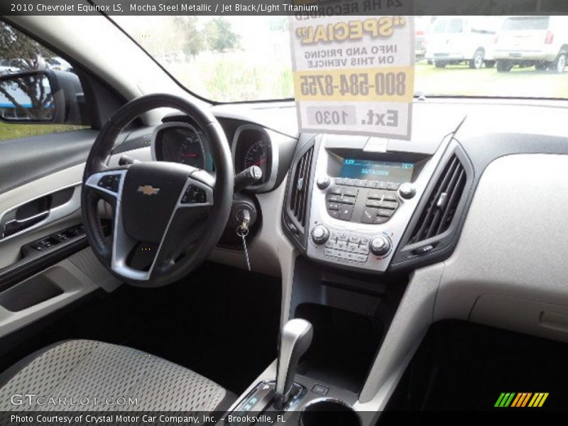 Mocha Steel Metallic / Jet Black/Light Titanium 2010 Chevrolet Equinox LS