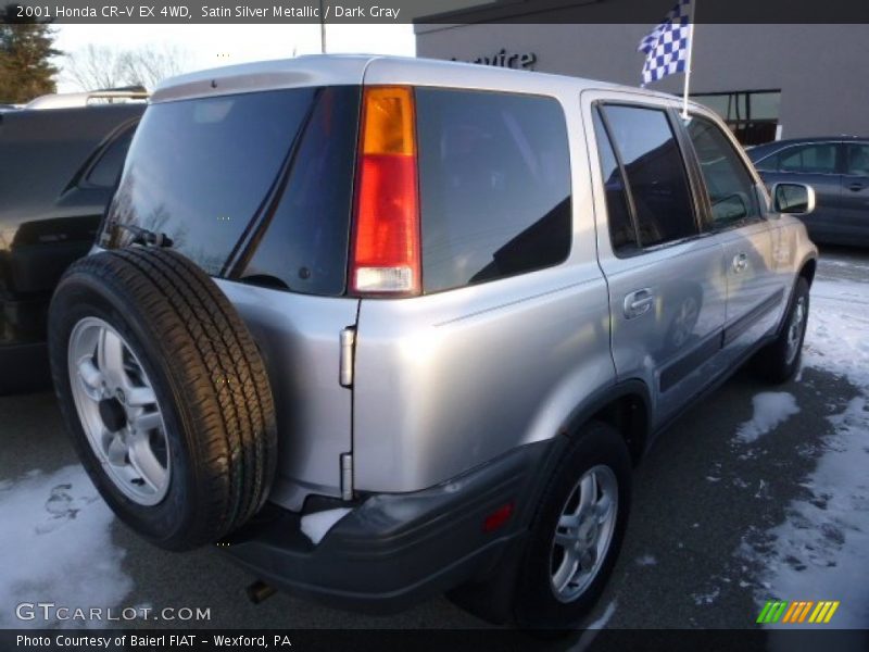 Satin Silver Metallic / Dark Gray 2001 Honda CR-V EX 4WD