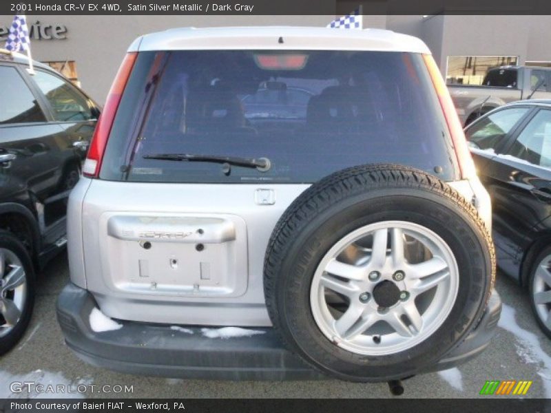 Satin Silver Metallic / Dark Gray 2001 Honda CR-V EX 4WD