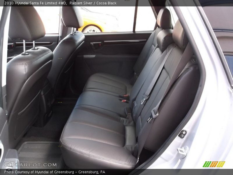 Radiant Silver / Cocoa Black 2010 Hyundai Santa Fe Limited 4WD