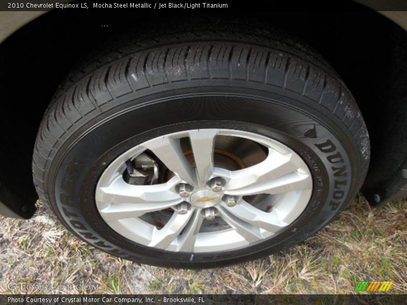 Mocha Steel Metallic / Jet Black/Light Titanium 2010 Chevrolet Equinox LS