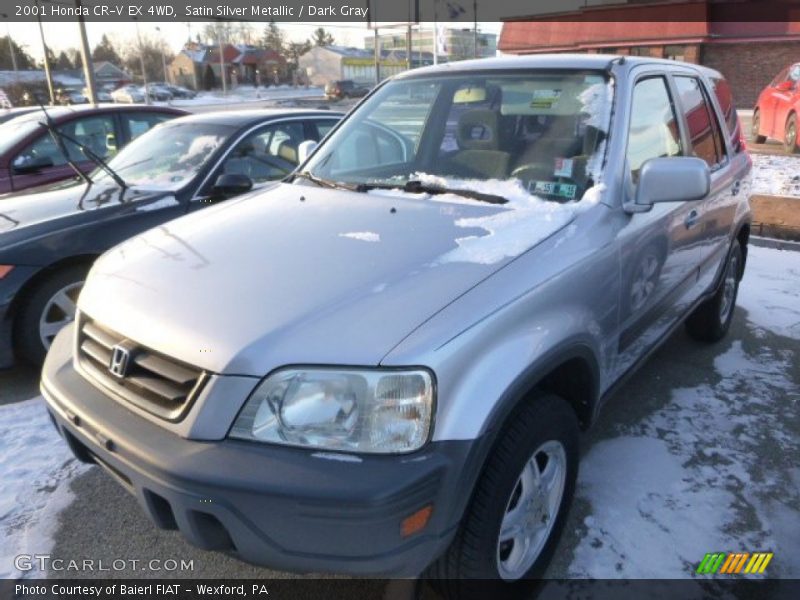 Satin Silver Metallic / Dark Gray 2001 Honda CR-V EX 4WD