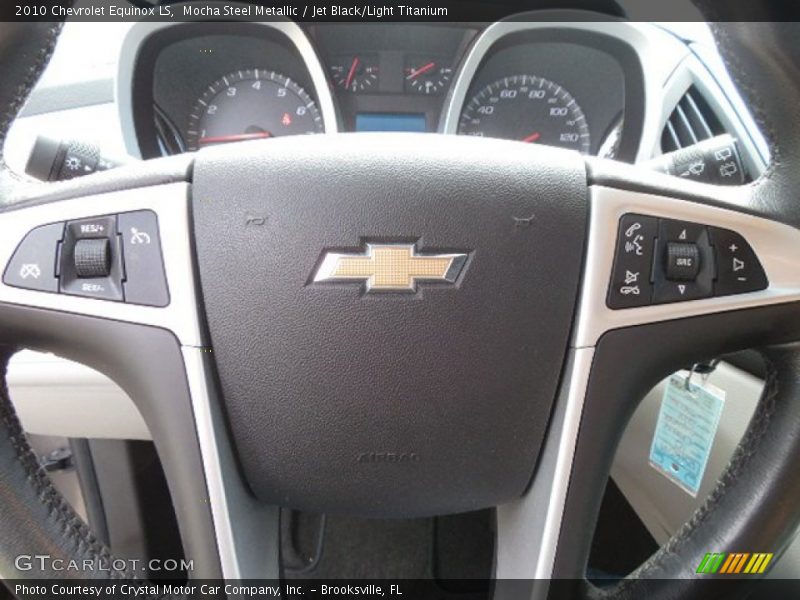Mocha Steel Metallic / Jet Black/Light Titanium 2010 Chevrolet Equinox LS