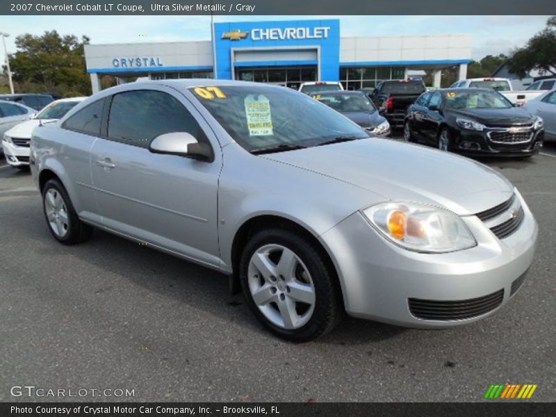 Ultra Silver Metallic / Gray 2007 Chevrolet Cobalt LT Coupe