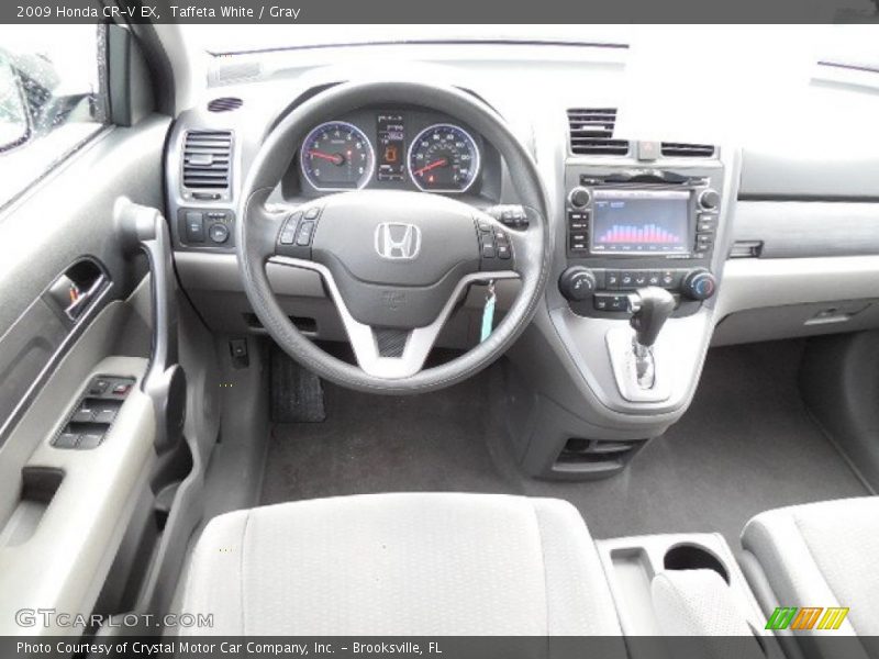 Taffeta White / Gray 2009 Honda CR-V EX