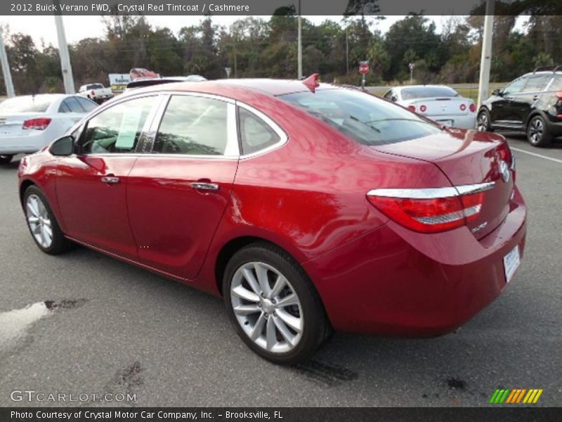 Crystal Red Tintcoat / Cashmere 2012 Buick Verano FWD