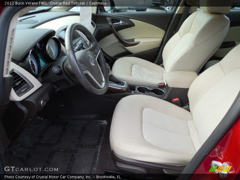 Crystal Red Tintcoat / Cashmere 2012 Buick Verano FWD