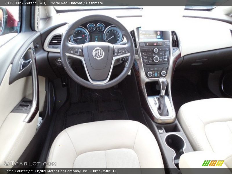 Crystal Red Tintcoat / Cashmere 2012 Buick Verano FWD