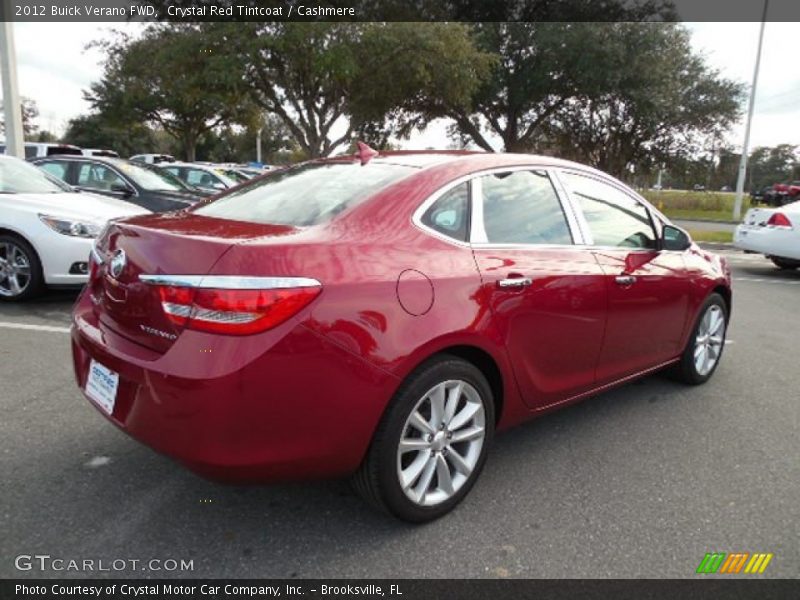 Crystal Red Tintcoat / Cashmere 2012 Buick Verano FWD