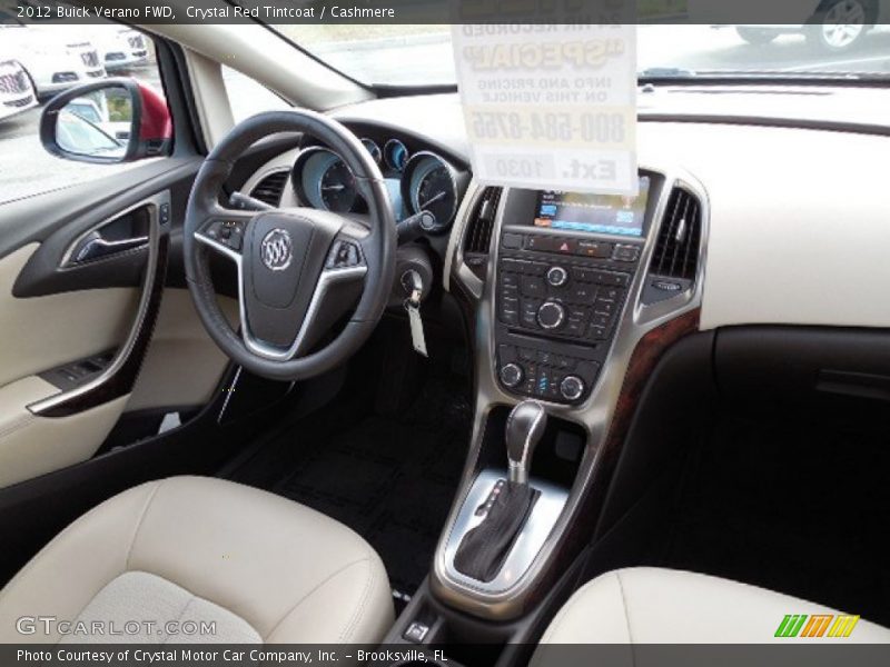 Crystal Red Tintcoat / Cashmere 2012 Buick Verano FWD