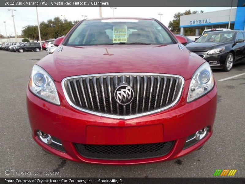 Crystal Red Tintcoat / Cashmere 2012 Buick Verano FWD