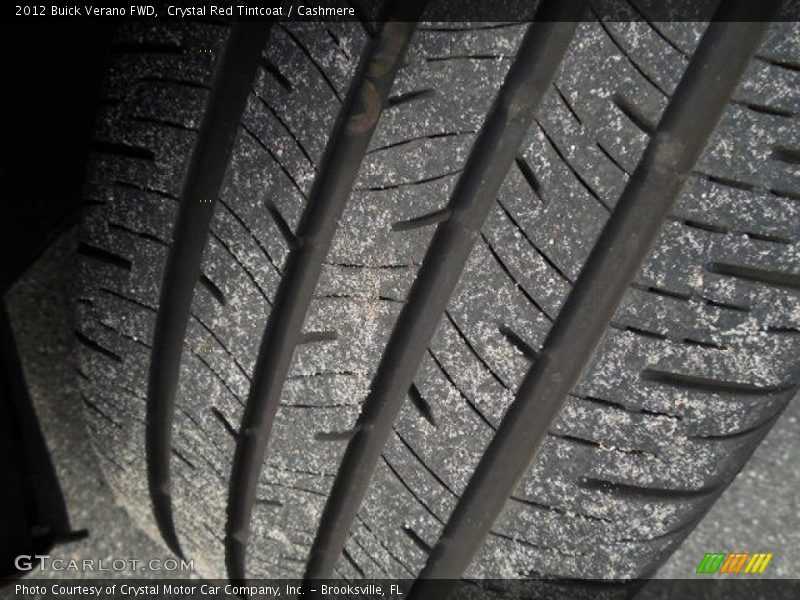 Crystal Red Tintcoat / Cashmere 2012 Buick Verano FWD