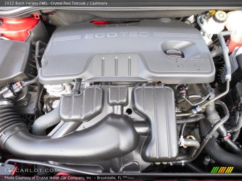 Crystal Red Tintcoat / Cashmere 2012 Buick Verano FWD