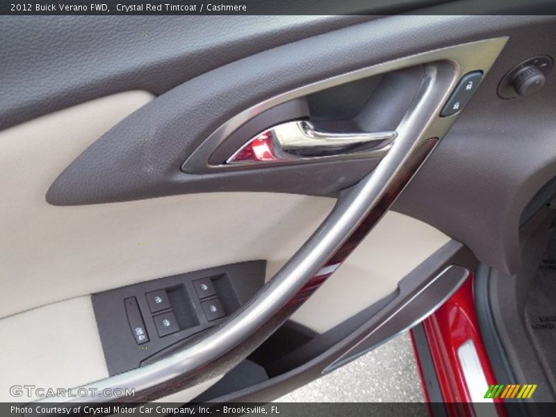 Crystal Red Tintcoat / Cashmere 2012 Buick Verano FWD