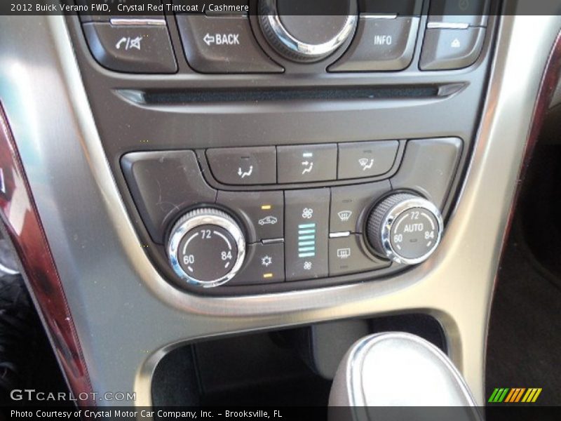 Crystal Red Tintcoat / Cashmere 2012 Buick Verano FWD
