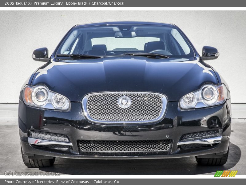 Ebony Black / Charcoal/Charcoal 2009 Jaguar XF Premium Luxury