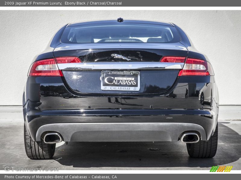 Ebony Black / Charcoal/Charcoal 2009 Jaguar XF Premium Luxury