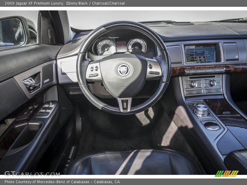 Ebony Black / Charcoal/Charcoal 2009 Jaguar XF Premium Luxury