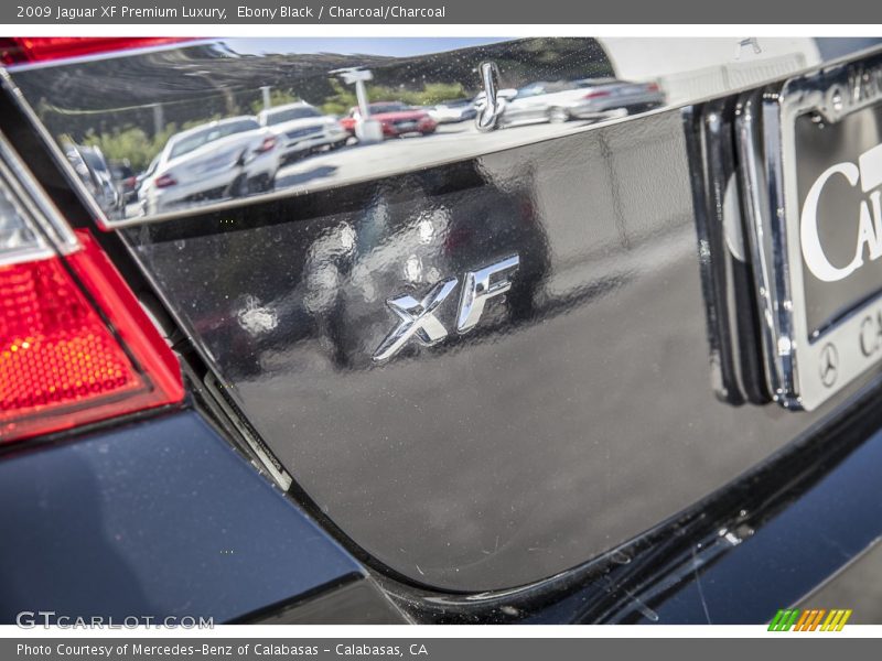 Ebony Black / Charcoal/Charcoal 2009 Jaguar XF Premium Luxury