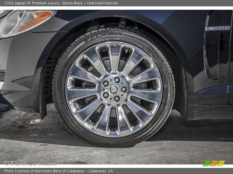 Ebony Black / Charcoal/Charcoal 2009 Jaguar XF Premium Luxury