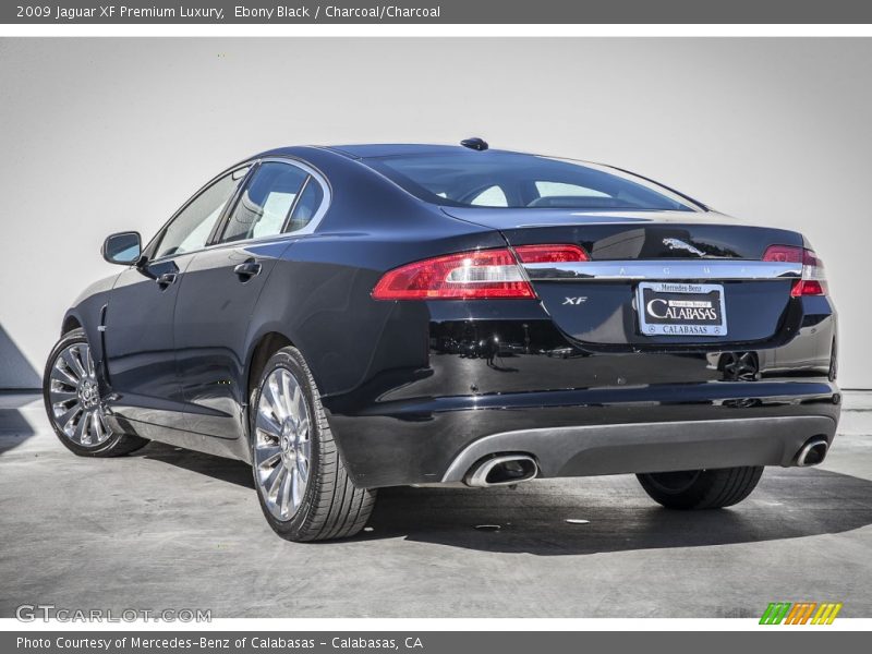 Ebony Black / Charcoal/Charcoal 2009 Jaguar XF Premium Luxury