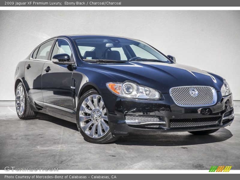 Ebony Black / Charcoal/Charcoal 2009 Jaguar XF Premium Luxury