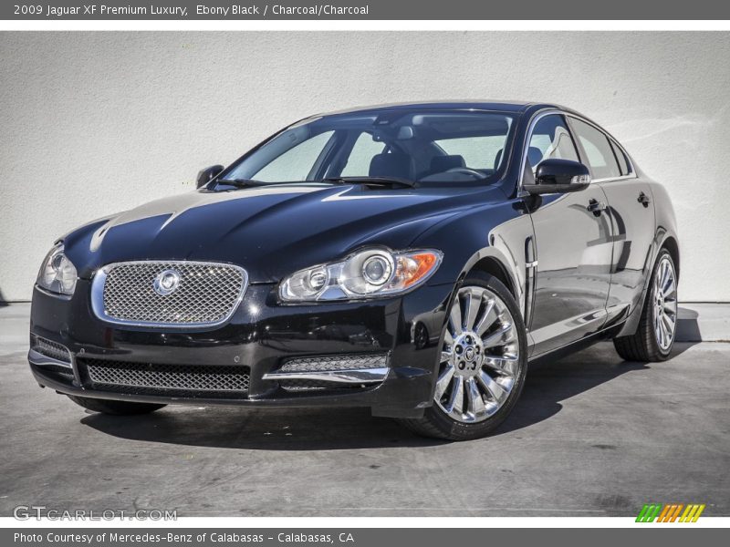 Ebony Black / Charcoal/Charcoal 2009 Jaguar XF Premium Luxury