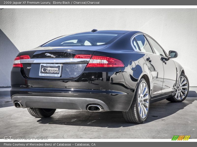 Ebony Black / Charcoal/Charcoal 2009 Jaguar XF Premium Luxury