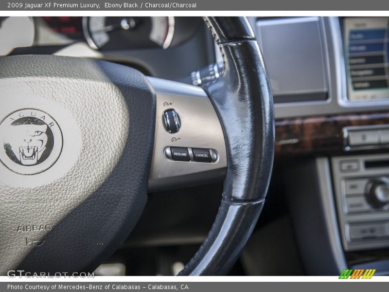 Ebony Black / Charcoal/Charcoal 2009 Jaguar XF Premium Luxury