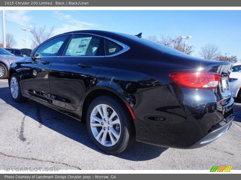Black / Black/Linen 2015 Chrysler 200 Limited