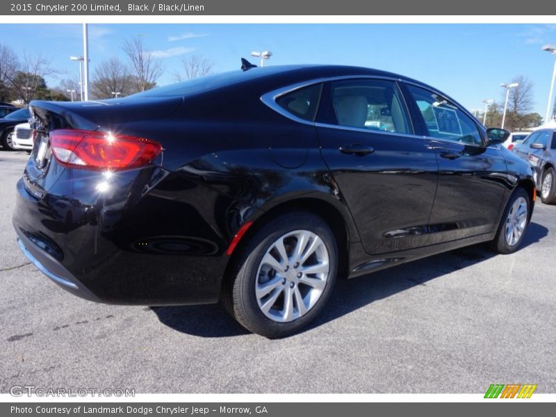 Black / Black/Linen 2015 Chrysler 200 Limited
