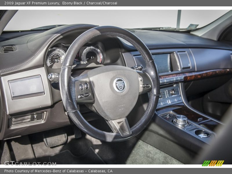 Ebony Black / Charcoal/Charcoal 2009 Jaguar XF Premium Luxury
