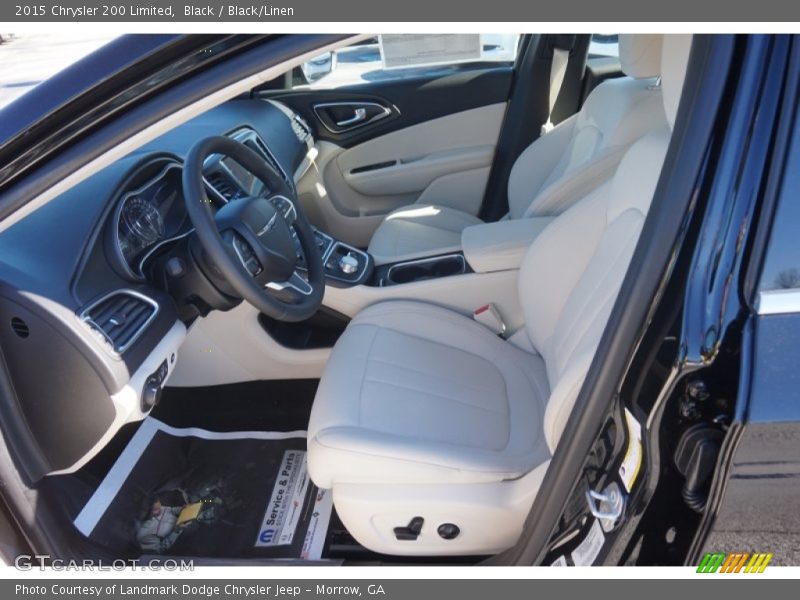 Black / Black/Linen 2015 Chrysler 200 Limited