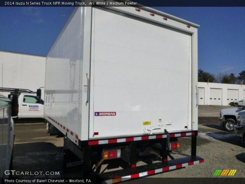 Arc White / Medium Pewter 2014 Isuzu N Series Truck NPR Moving Truck