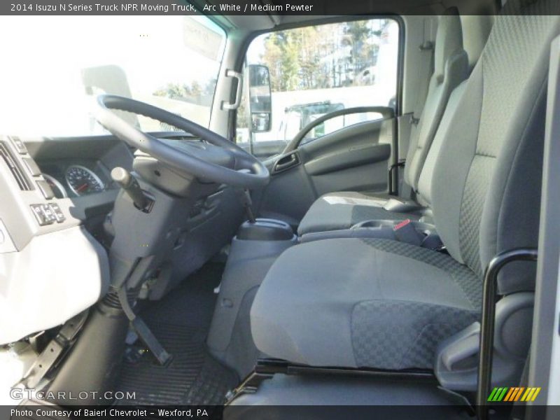 Arc White / Medium Pewter 2014 Isuzu N Series Truck NPR Moving Truck