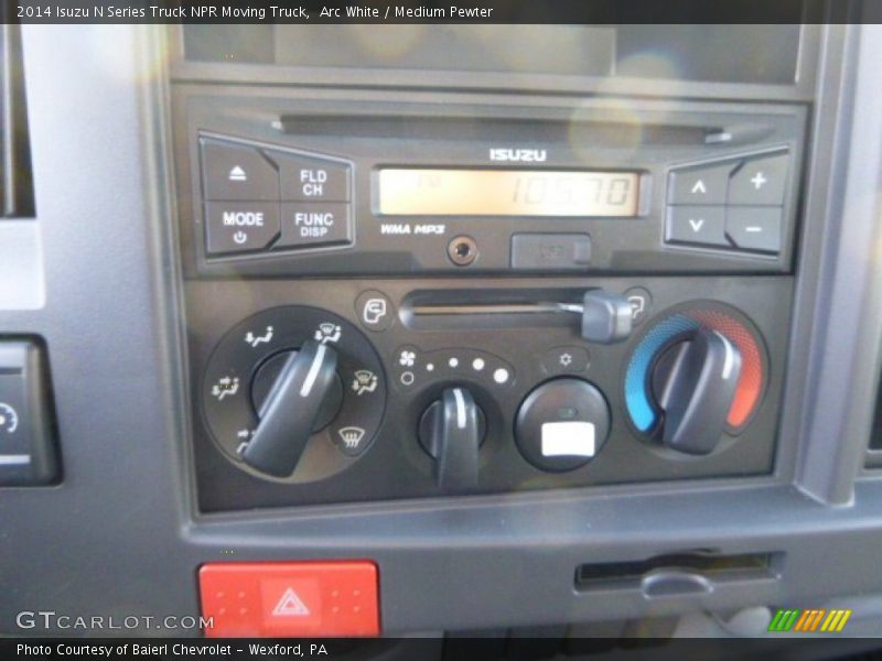 Arc White / Medium Pewter 2014 Isuzu N Series Truck NPR Moving Truck