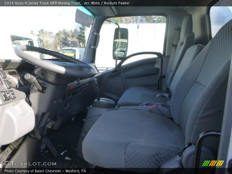 Arc White / Medium Pewter 2014 Isuzu N Series Truck NPR Moving Truck