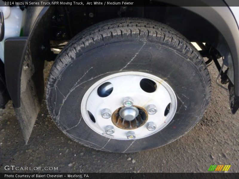 Arc White / Medium Pewter 2014 Isuzu N Series Truck NPR Moving Truck
