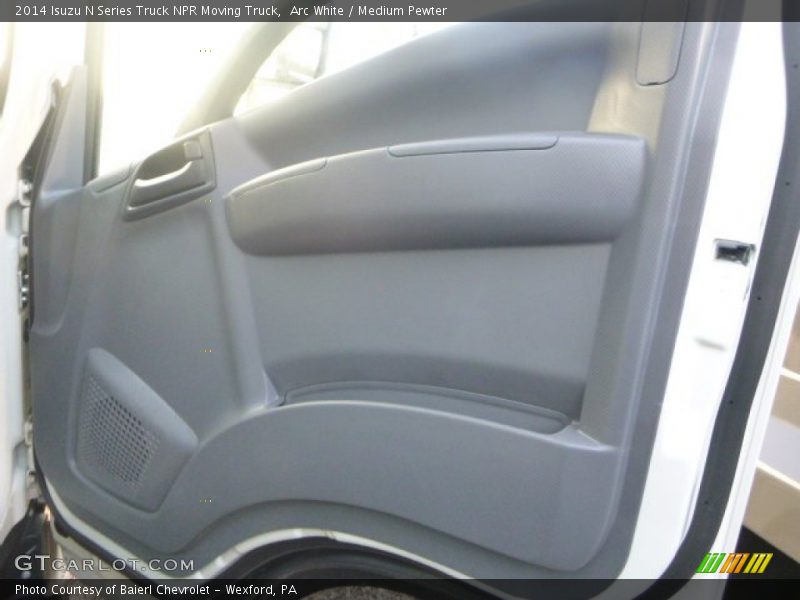 Arc White / Medium Pewter 2014 Isuzu N Series Truck NPR Moving Truck