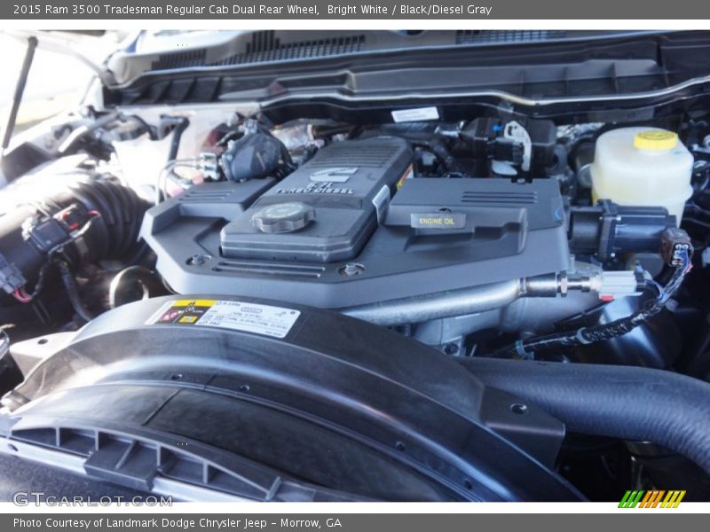  2015 3500 Tradesman Regular Cab Dual Rear Wheel Engine - 6.7 Liter OHV 24-Valve Cummins Turbo-Diesel Inline 6 Cylinder